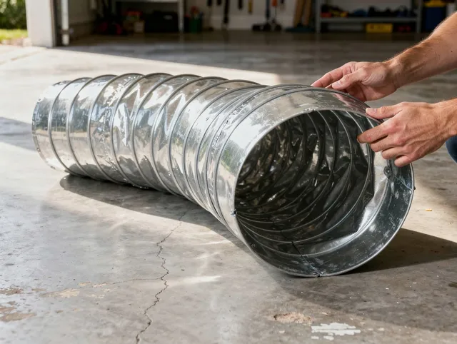 Southbury Dryer Vent Cleaning specialist using advanced equipment for thorough duct cleaning in Southbury