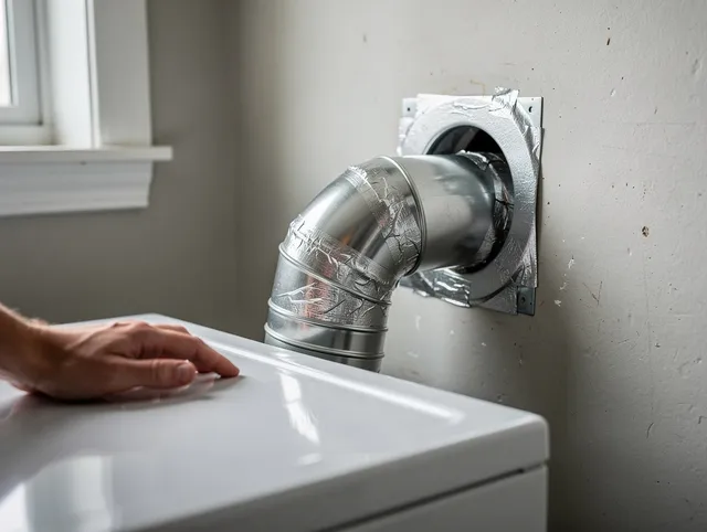 Southbury Dryer Vent Cleaning expert performing professional dryer vent repair and installation in Southbury